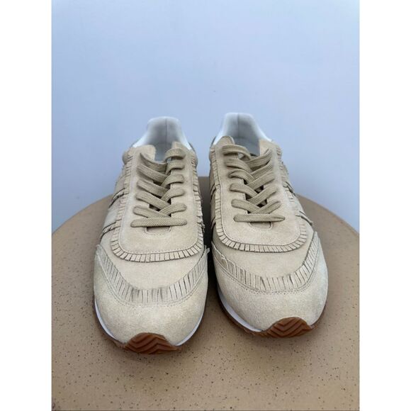 Charlotte Stone Women’s Suede Leather Low Ankle Dean in Tan Sand - Picture 10 of 11